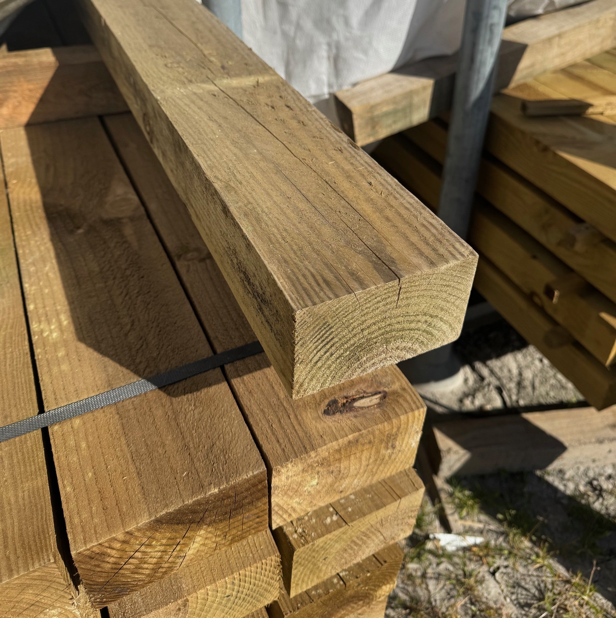 Feature Timber Posts 125mm x 75mm Treated Timber Fence Posts – Crestala Fencing Centre