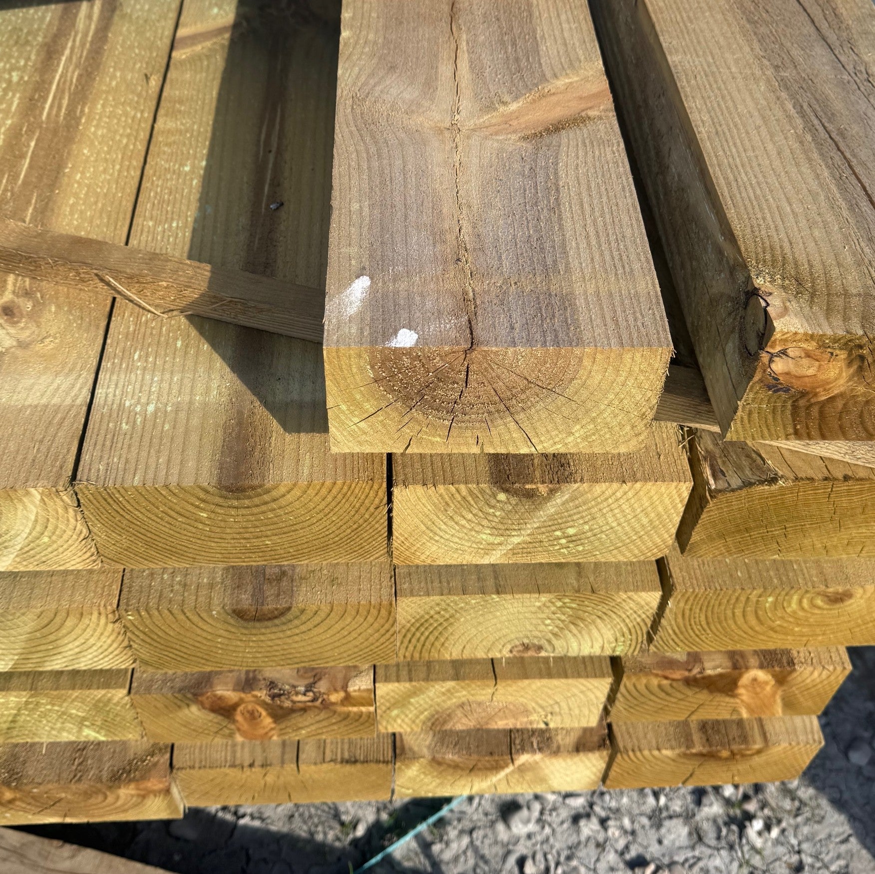Ral Timber Posts 150mm x 75mm (6in x 3in) Treated Timber Fence Posts – Crestala Fencing ...
