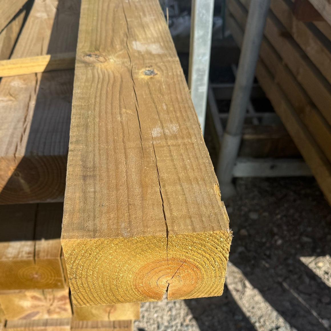 150mm x 100mm (6in x 4in) Treated Timber Fence Posts – Crestala Fencing ...