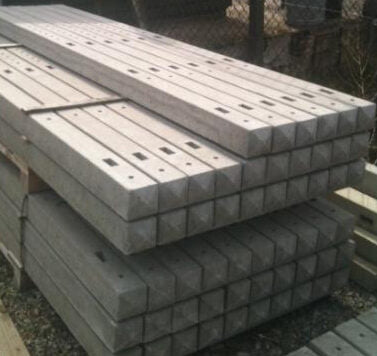 Palidae Square Posts Concrete Mortised Posts for Closeboard and Palisade Fencing – Crestala ...