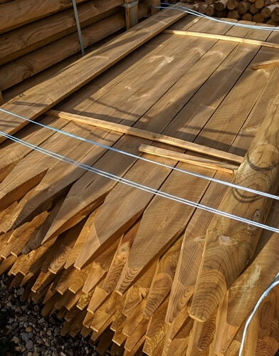 Round, Half Rounds & Chestnut Posts Crestala Fencing Centre