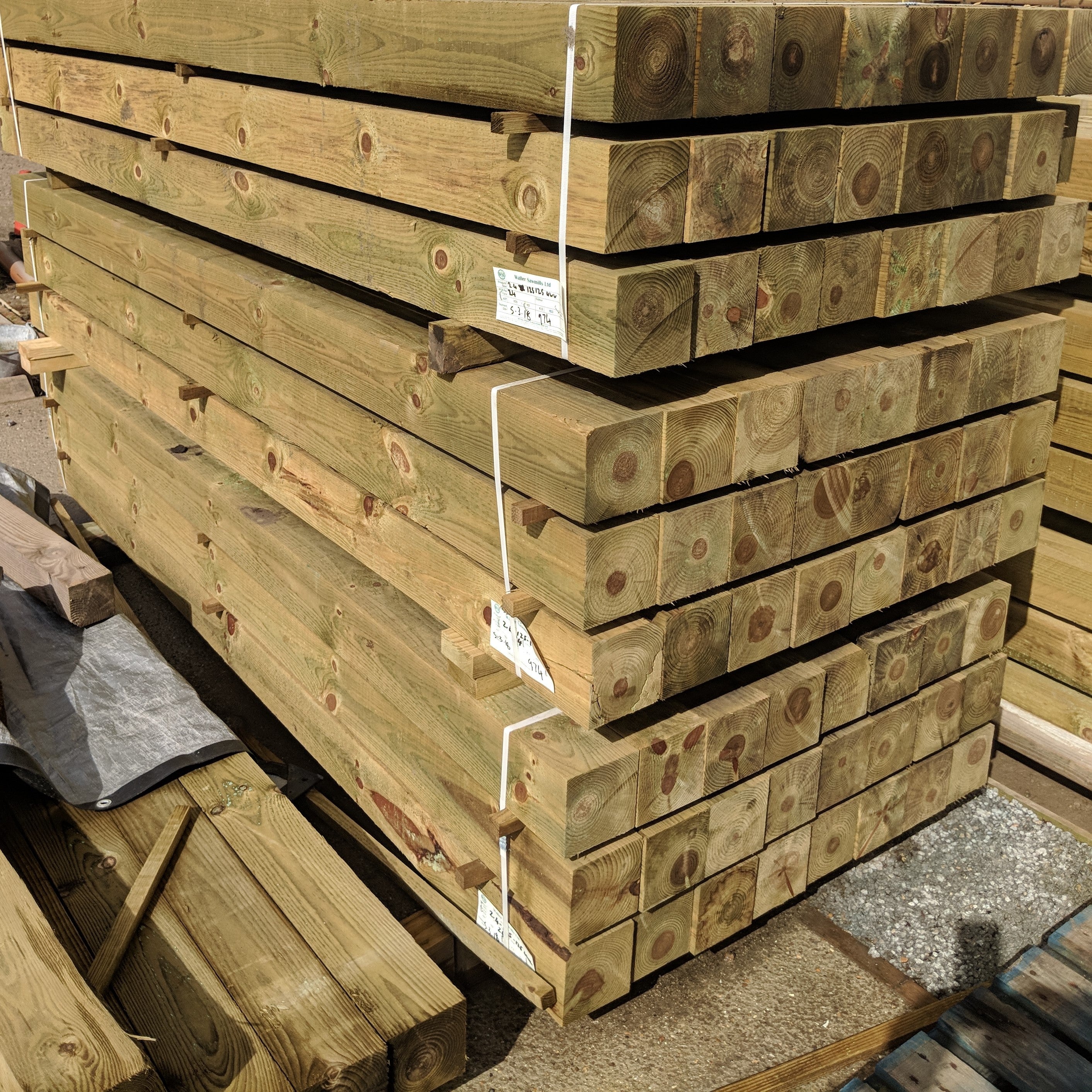 Square Fence, Decking and Gate Posts – Crestala Fencing Centre
